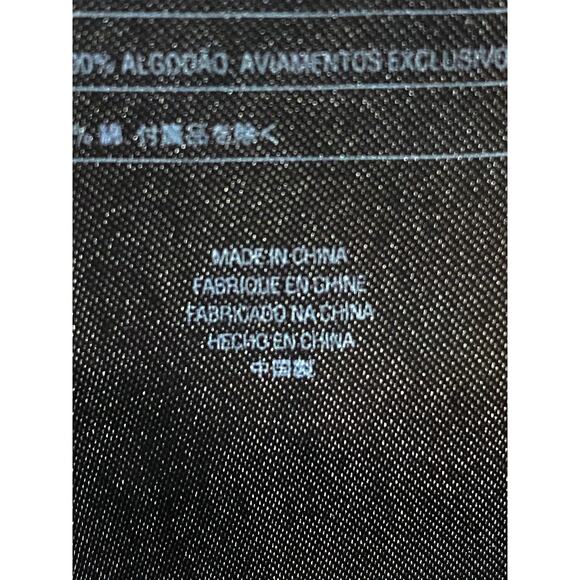 Volcom Black Jean Denim Mini Skirt S 4/6 High Rise Distressed Frayed Hem Grunge - Picture 11 of 11